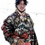 Amdo nomad in the snow
