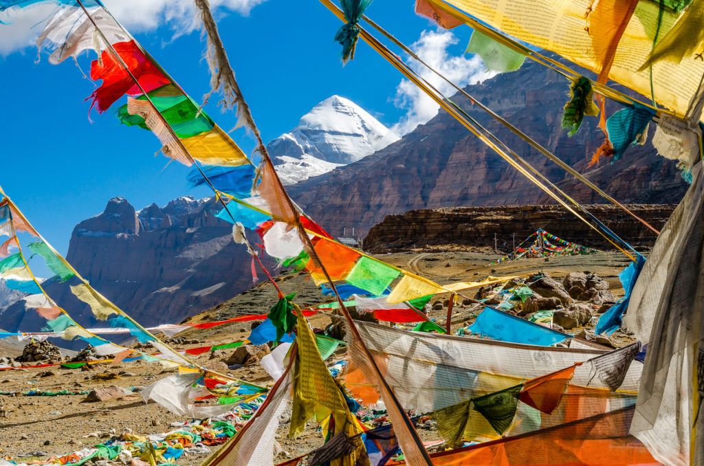 sleeping bag in Tibet