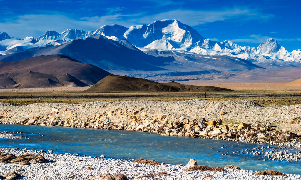 Highest mountains in Tibet