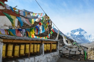 Everest from Rongphu Monastery      